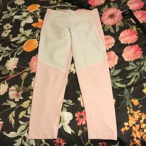 Outdoor Voices 3/4 Legging Pink/Gray